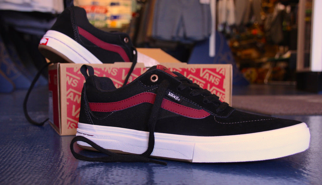 Vans Kyle Walker Pro Skate Shoes Black/Tibetan Red