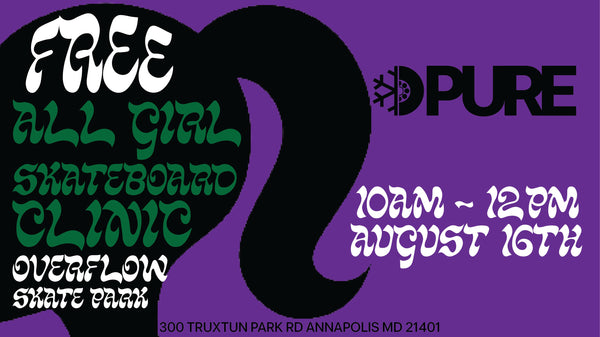 Free All Girl Skateboard Clinic - August 16th @ Overflow Skate Park