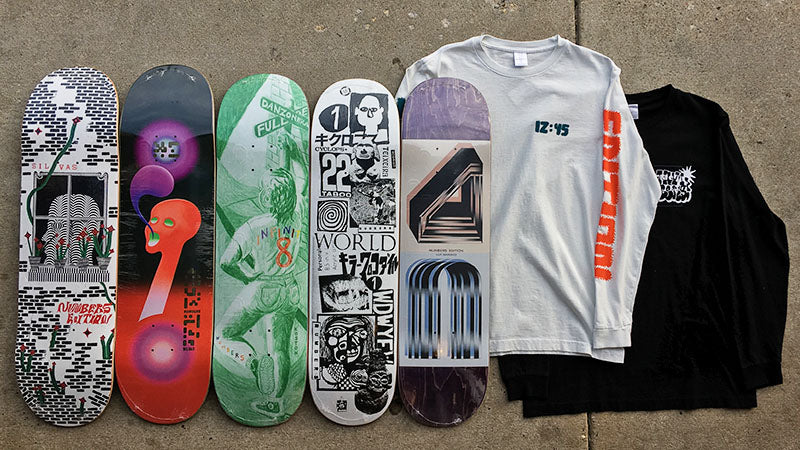 Shop Numbers Edition 4 Skateboards and Clothing Now