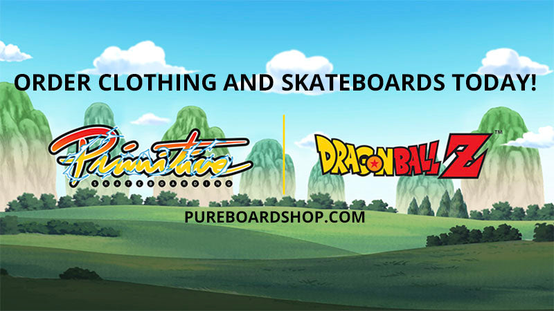 Order Primitive X Dragon Ball Z Skateboards & Clothing Today!