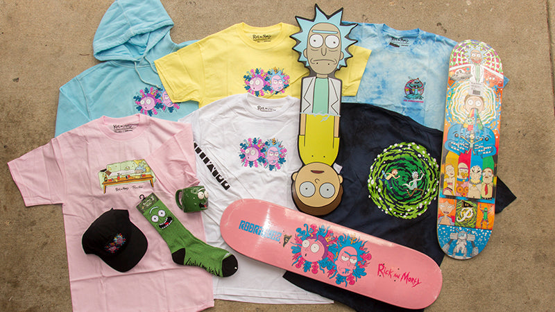 Primitive x Rick and Morty Skateboards & Clothing Now Available