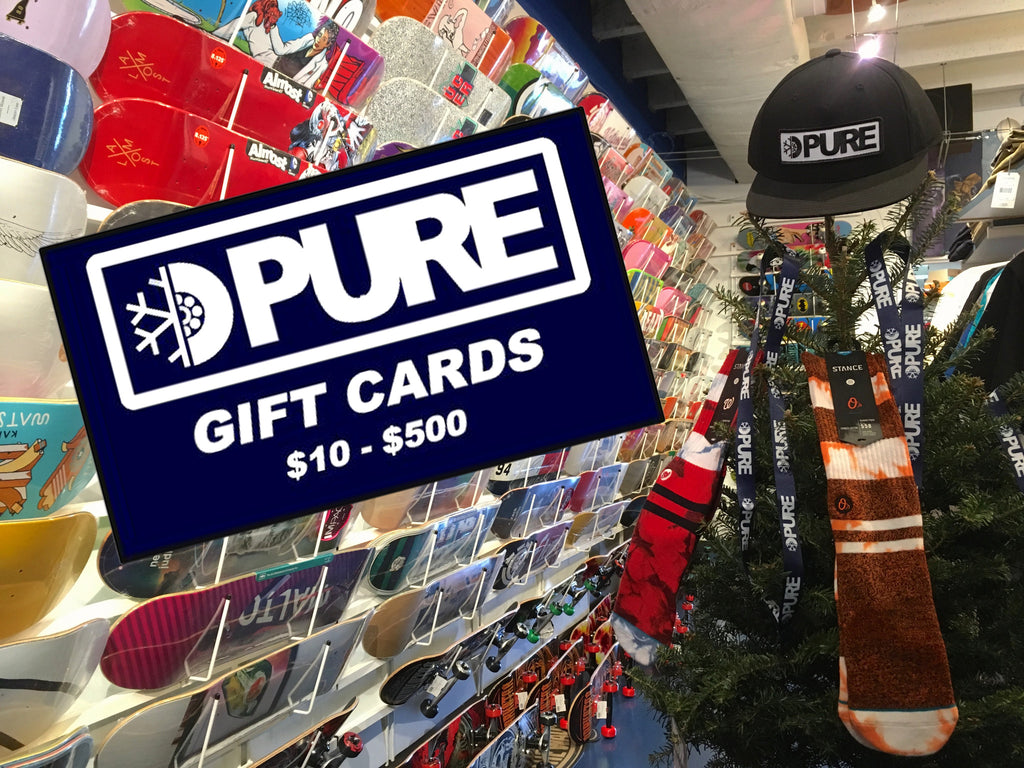 Pure Gift Cards For Last Minute Shopping