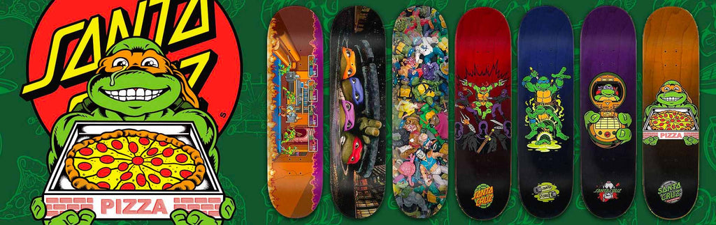 Santa Cruz X Teenage Mutant Ninja Turtles Skateboards, Hoodies & T-shirts!