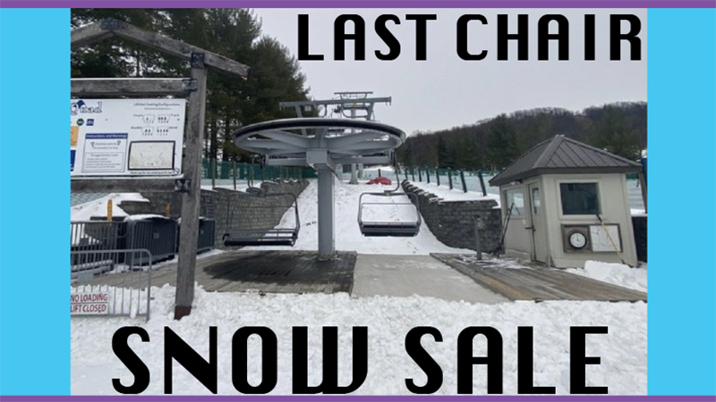 End of season snowboard sale