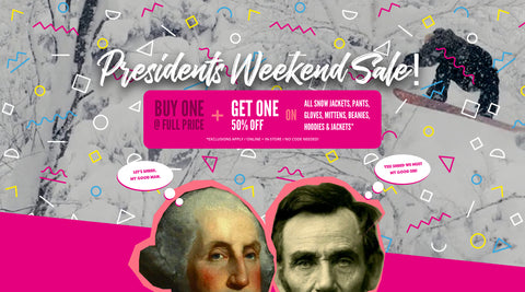 Presidents Day 2019 BOGO 50% Off Sale