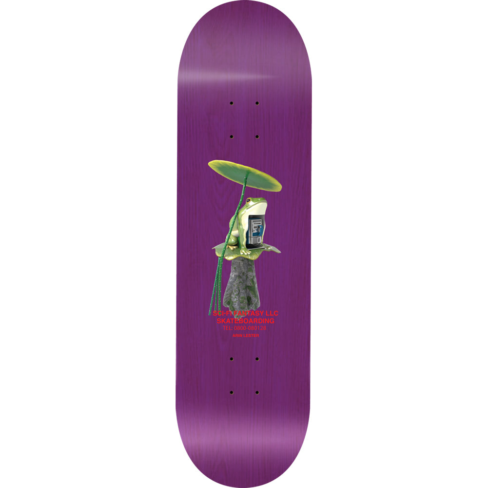 Sci-Fi Fantasy Arin Lester Pay Frog Skateboard Deck 8.25
