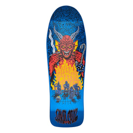 Santa Cruz X Stranger Things Tom Knox Hellfire Skateboard Deck 10.07