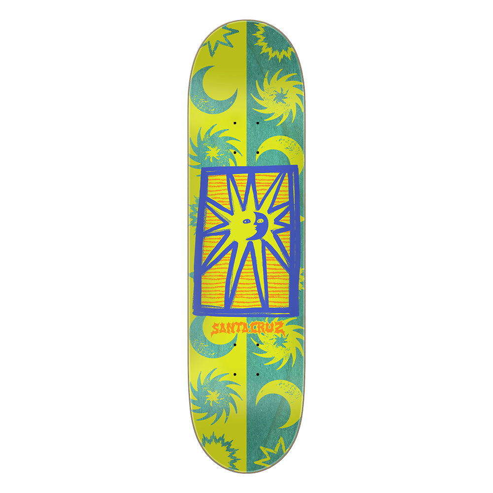 Santa Cruz Sun Stamp Feel Base Skateboard Deck 7.75