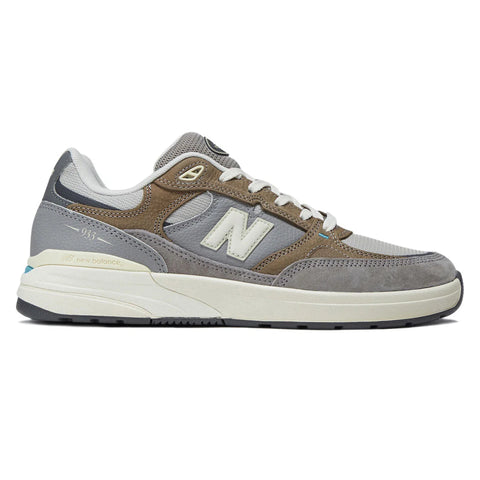 new balance numeric andrew reynolds 933 skate shoes grey day 2026 grey blue pure boardshop