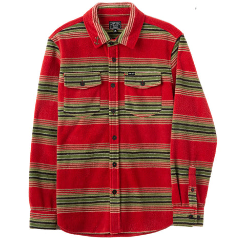 Dark Seas Zulu Fleece Shirt Red Pure Boardshop
