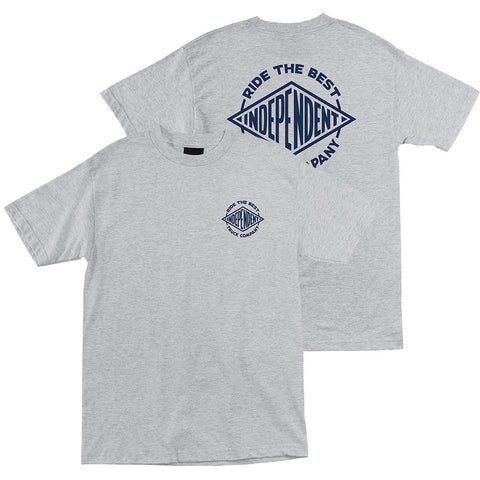 Independent Seal Summit T-Shirt Heather Grey pure boardshop