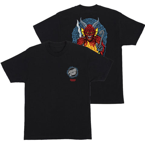 Santa Cruz X Stanger Things Hellfire Pit T-Shirt