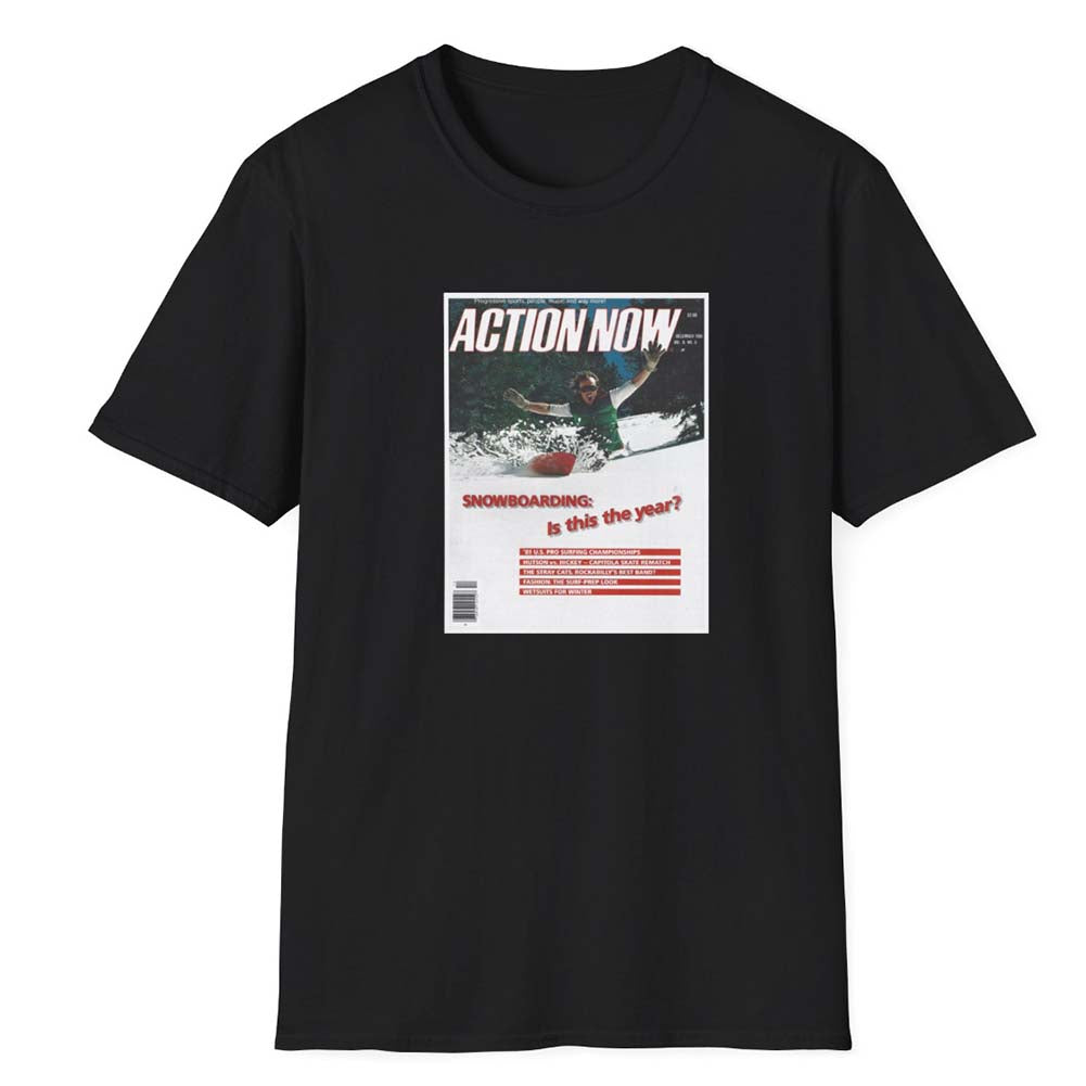 45RPM 1981 Action Now Magazine Cover T-Shirt