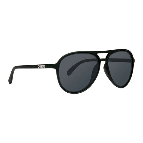 Cassette Apollo Sunglasses Matte Black / Polarized Smoke Lens pure boardshop
