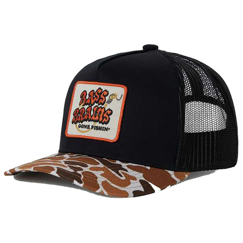Brixton Bass Brains Gone Fishing NetPlus Trucker Hat