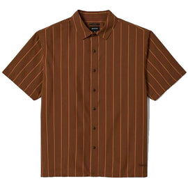Brixton CRU Stripe Short Sleeve Woven