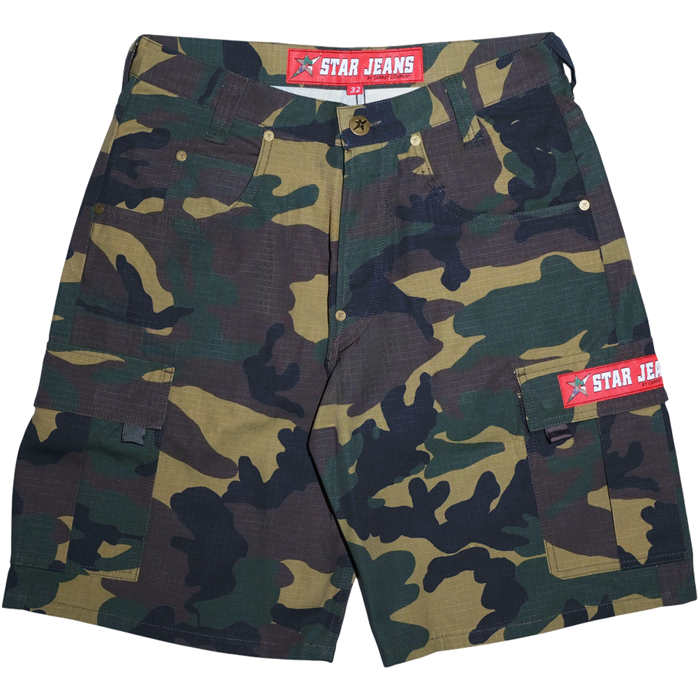 Carpet C-Star Camo Cargo Shorts