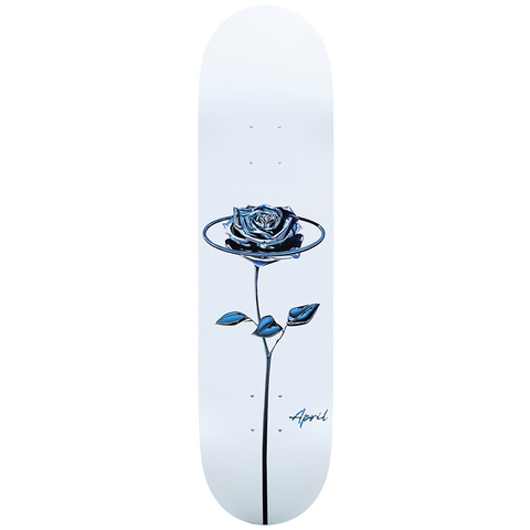 April Chrome Rose Skateboard Deck