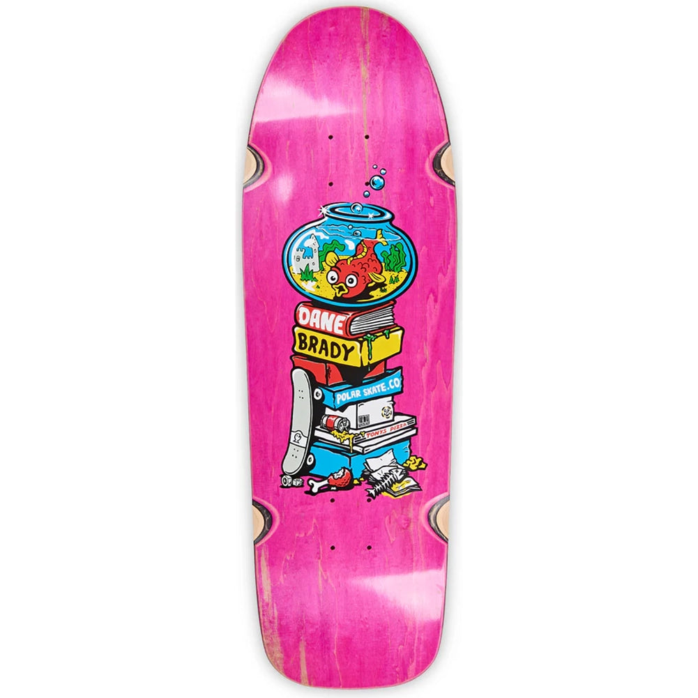 Polar Skate Co Dane Brady Fish Bowl Wheel Wells Surf Jr Skateboard Deck 8.75