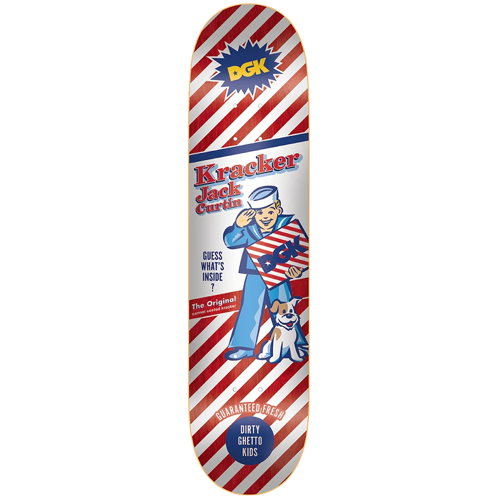 DGK Jack Curtin Kracker Skateboard Deck 8.25