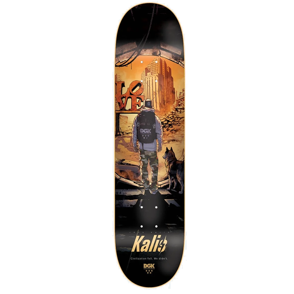 DGK Kalis Civilization Skateboard Deck 7.8