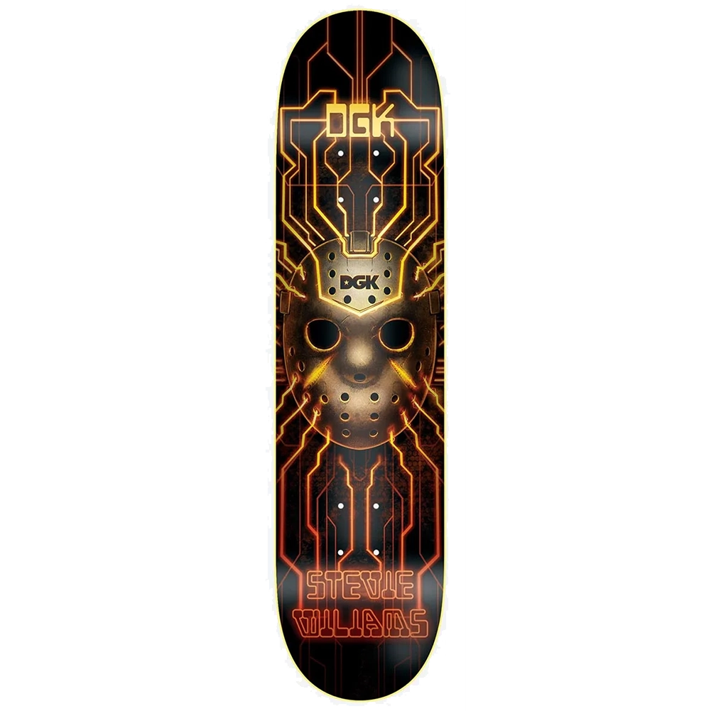 DGK Williams Glow Skateboard Deck 8.25