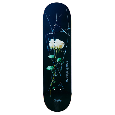 April Dashawn Jordan Cracked Rose Skateboard Deck