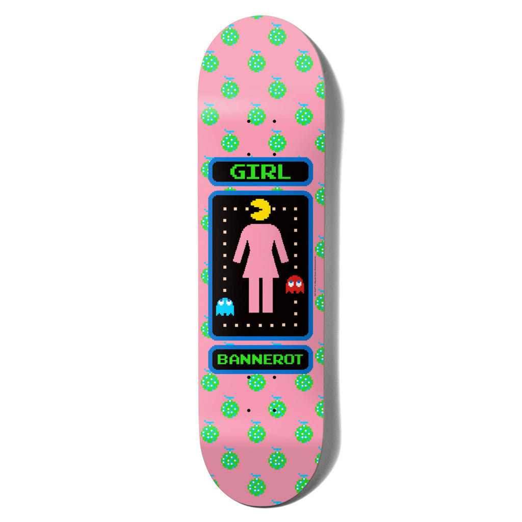 Girl X Pac-Man Simon Bannerot Skateboard Deck 8.5