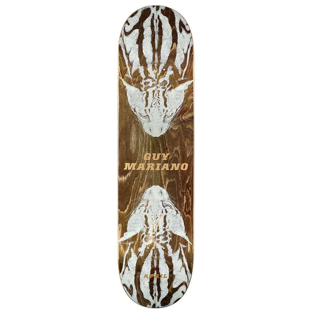 April Guy Mariano Cheetah Skateboard Deck 8.25