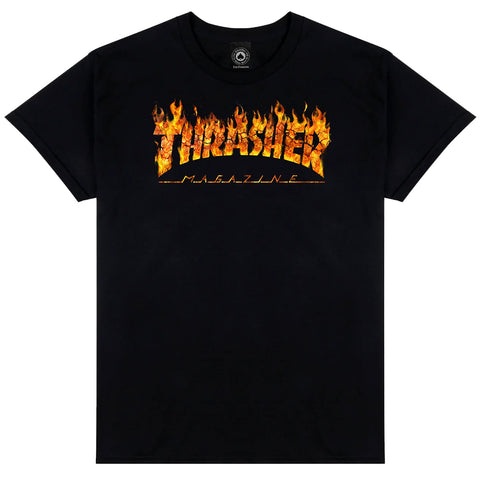 Thrasher Inferno T-Shirt black pure boardshop