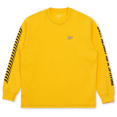 Last Resort x Spitfire Long Sleeve Shirt Yellow - Pure Boardshop