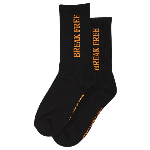 Last Resort Break Free Socks black/orange pure boardshop