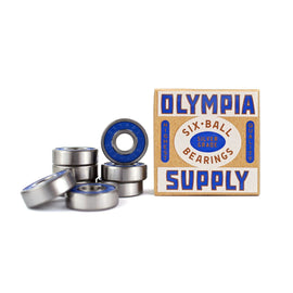 Olympia Silver Grade 6 Ball Skateboard Bearings