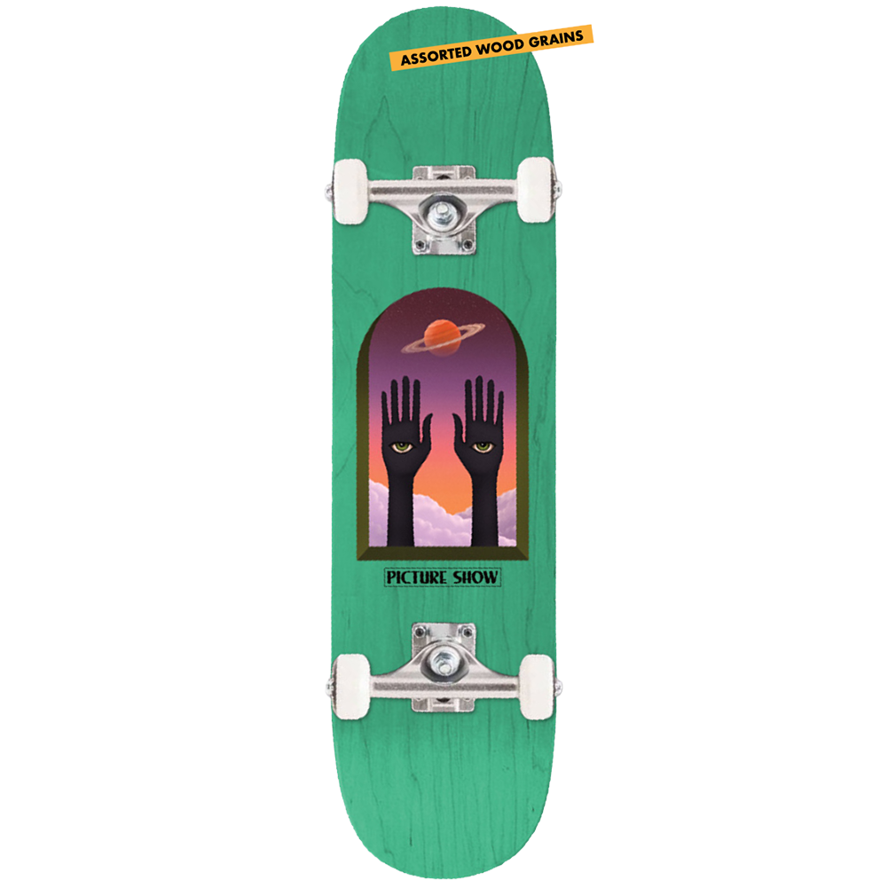 Picture Show Saturn Knockout Skateboard Complete 8.25
