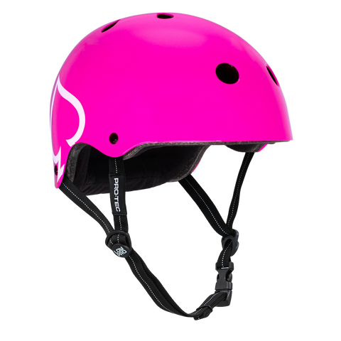 Pro-Tec Low Pro Certified Helmet gloss pink pure boardshop