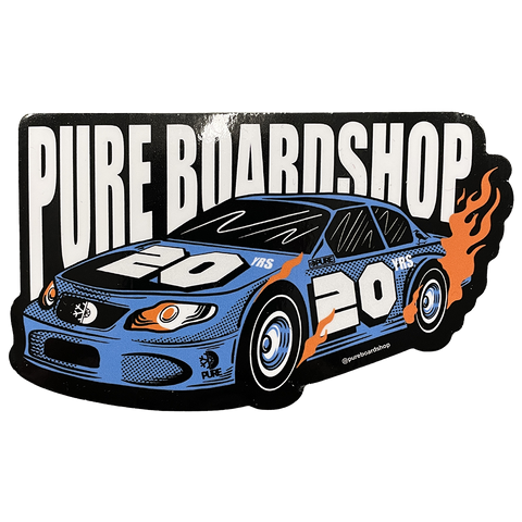 Pure 20 Year Turning & Burning Sticker