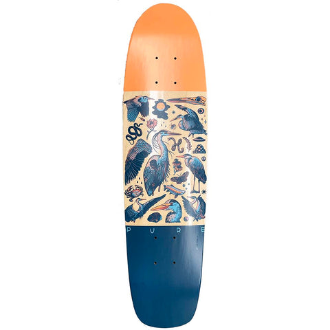 Pure Avis Flash Cruiser Skateboard Deck heron pure boardshop