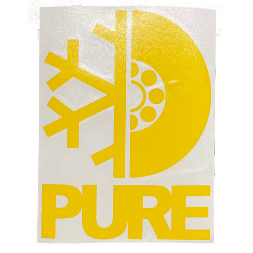 Pure FW Stacked Die Cut Sticker