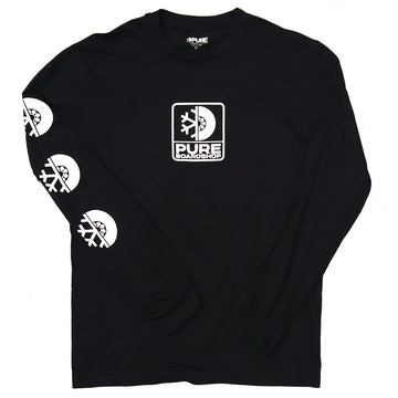 Pure Pill Alt Long Sleeve T-Shirt black pure boardshop