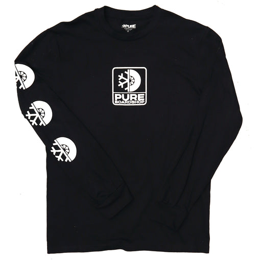 Pure Pill Alt Long Sleeve T-Shirt black pure boardshop