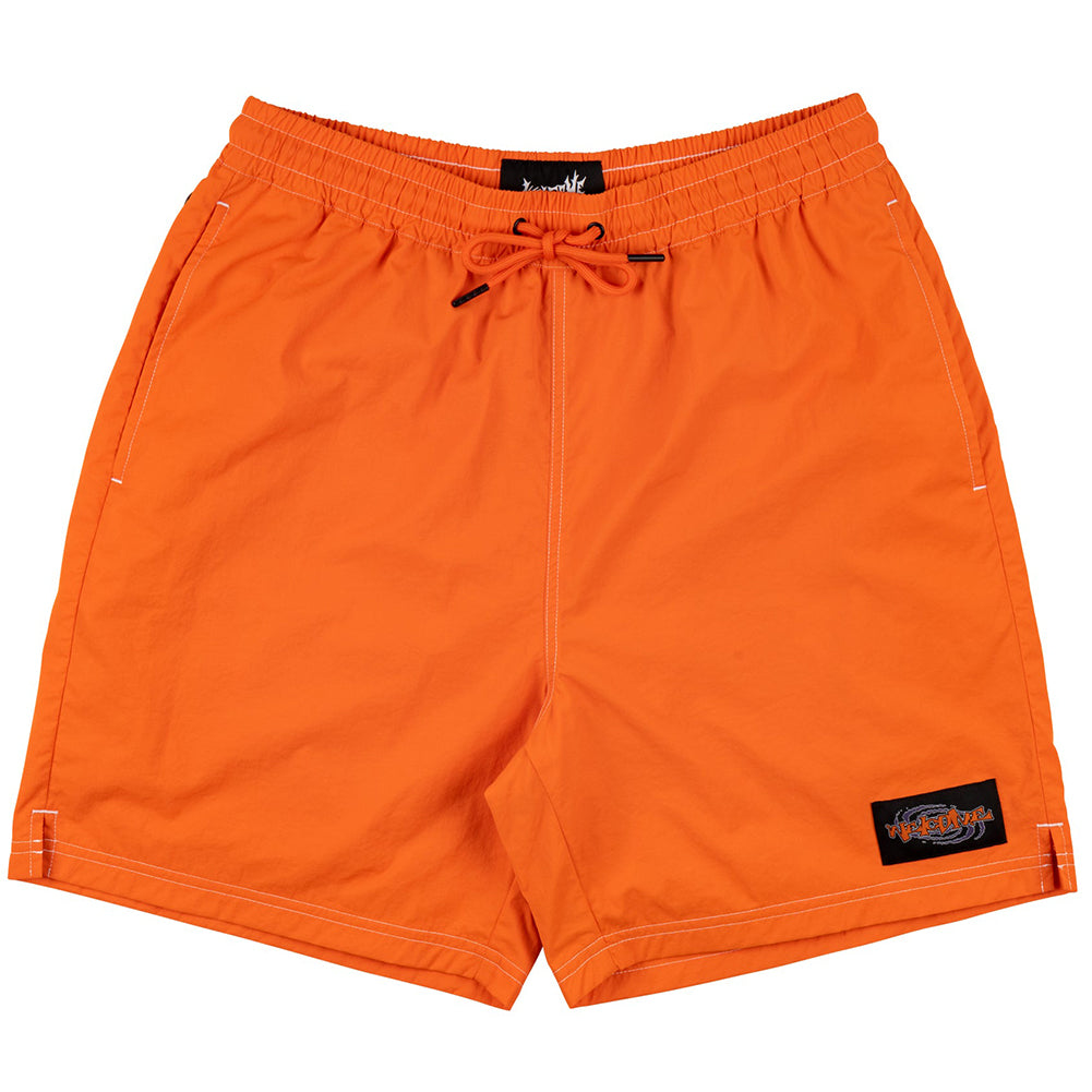 Welcome Vortex Contrast Stitch Nylon Short