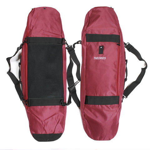 Theories x Pitbull Propaganda 3 Way Skateboard Backpack Maroon Pure Boardshop 