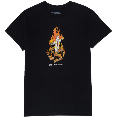 Toy Machine Charred II Short Sleeve T-Shirt Black Pure Boardshop