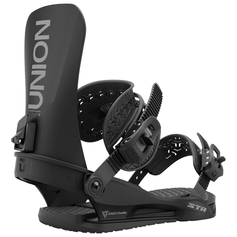 Union STR Snowboard Binding 2025 black pure boardshop