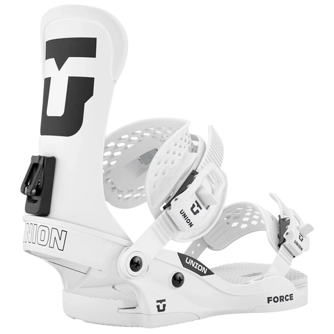 Union Force Classic Snowboard Binding 2026 white team highback pure boardshop