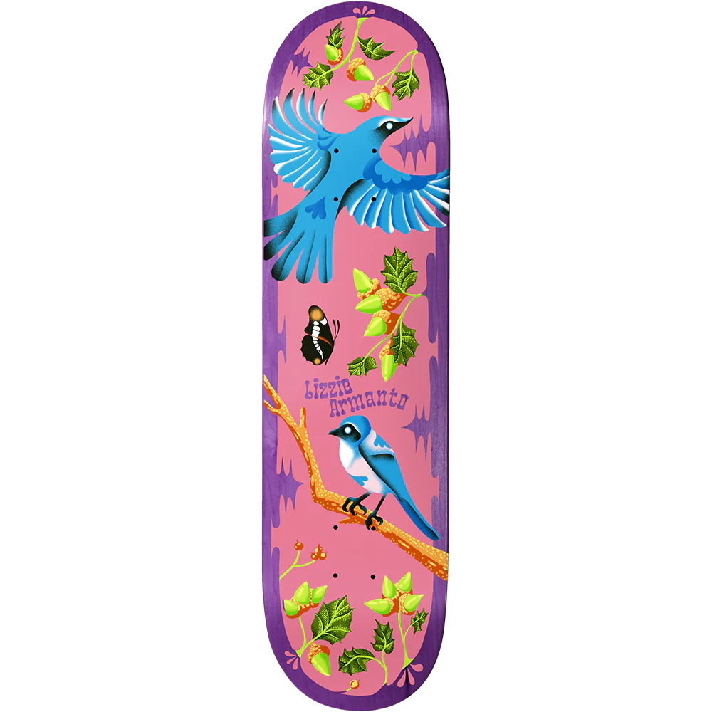 Birdhouse Lizzie Armanto Theodore Payne Skateboard Deck 8.25