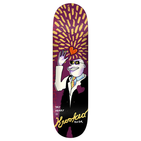 Krooked Tom Knox This Heart Skateboard Deck 8.5" pure boardshop