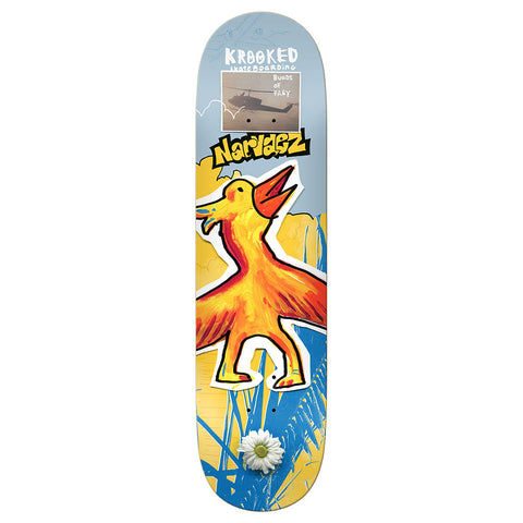 Krooked Sam Narvaes Burds Skateboard Deck 8.38" pure boardshop