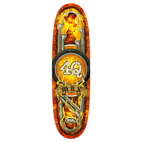 Real Max Schaaf 4Q Cathedral Egg Shape Skateboard Deck 9.1" pure boardshop