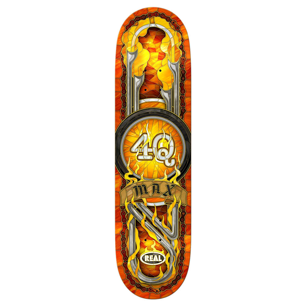 Real Max Schaaf 4Q Cathedral Skateboard Deck 8.5